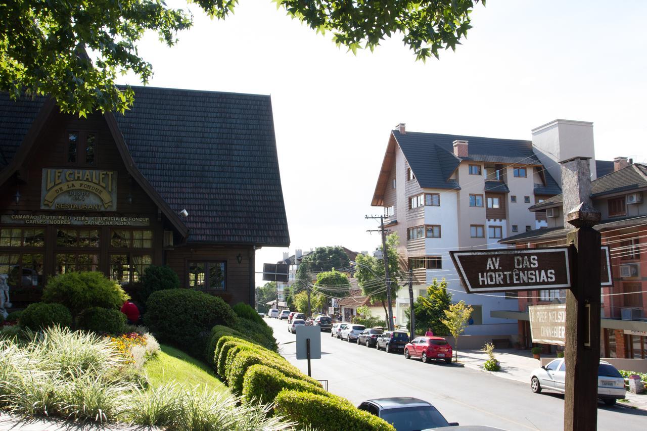 Otima Localizacao E Vista Da Cidade Gramado Exteriér fotografie
